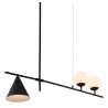 Zuo Modern Richiza Ceiling Lamp Black - Side Angled