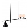 Zuo Modern Richiza Ceiling Lamp Black - Angled
