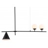 Zuo Modern Richiza Ceiling Lamp Black - Front
