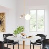 Zuo Modern Constance Ceiling Lamp Brass - Lifestyle 1