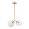 Zuo Modern Constance Ceiling Lamp Brass - Front Full