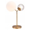 Zuo Modern Constance Table Lamp Brass - Angled Lit
