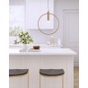 Zuo Modern Irenza Ceiling Lamp Brass - Lifestyle 2