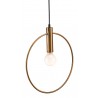 Zuo Modern Irenza Ceiling Lamp Brass - Angled Lit