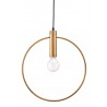 Zuo Modern Irenza Ceiling Lamp Brass - Front Unlit