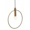 Zuo Modern Irenza Ceiling Lamp Brass - Angled and Unlit - Zuo Modern Irenza Ceiling Lamp Brass - Angled and Unlit