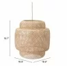 Zuo Modern Finch Ceiling Lamp Natural - With Dimensions - Zuo Modern Finch Ceiling Lamp Natural - With Dimensions