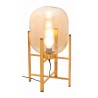 Zuo Modern Wonderwall Table Lamp Gold - Side and Lit