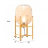 Zuo Modern Wonderwall Table Lamp Gold - Dimensions