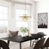 Zuo Modern Azzi Ceiling Lamp Gold - Lifestyle 3