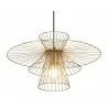 Zuo Modern Azzi Ceiling Lamp Gold - Bottom Angle - Zuo Modern Azzi Ceiling Lamp Gold - Bottom Angle