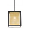Zuo Modern Yves Ceiling Lamp Gold And Black - Front and Close-up