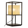 Zuo Modern Yves Table Lamp Gold And Black - Front Angled