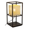 Zuo Modern Yves Table Lamp Gold And Black - Angled