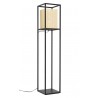 Zuo Modern Yves Floor Lamp Gold And Black - Angled and Unlit