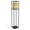 Zuo Modern Yves Floor Lamp Gold And Black - Top Angled View