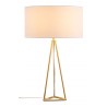 Zuo Modern Sascha Table Lamp White And Brass - Side