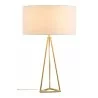 Zuo Modern Sascha Table Lamp White And Brass - Side - Zuo Modern Sascha Table Lamp White And Brass - Side