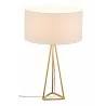 Zuo Modern Sascha Table Lamp White And Brass - Top Angled - Zuo Modern Sascha Table Lamp White And Brass - Top Angled