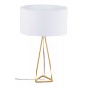 Zuo Modern Sascha Table Lamp White And Brass - Side Unlit