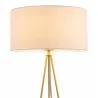 Zuo Modern Sascha Table Lamp White And Brass - Lamp Shade Close-up - Zuo Modern Sascha Table Lamp White And Brass - Lamp Shade Close-up