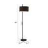 Zuo Modern Lonte Floor Lamp Black - With Dimensions - Zuo Modern Lonte Floor Lamp Black - With Dimensions