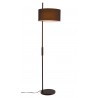 Zuo Modern Lonte Floor Lamp Black - Side Angled