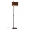 Zuo Modern Lonte Floor Lamp Black - Angled View