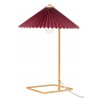 Zuo Modern Charo Table Lamp Red And Gold - Angled