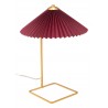 Zuo Modern Charo Table Lamp Red And Gold - Top Angled