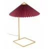 Zuo Modern Charo Table Lamp Red And Gold - Top Angled - Zuo Modern Charo Table Lamp Red And Gold - Top Angled