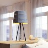 Zuo Modern Mozzi Table Lamp Gray And Black - Lifestyle