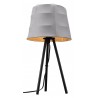 Zuo Modern Mozzi Table Lamp Gray And Black - Front