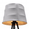 Zuo Modern Mozzi Table Lamp Gray And Black - Lamp Shade Only