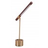 Zuo Modern Kippy Table Lamp Brown And Brass - Inclined Up
