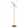 Zuo Modern Garza Floor Lamp Brass - Front