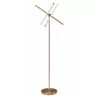 Zuo Modern Garza Floor Lamp Brass - Front View - Zuo Modern Garza Floor Lamp Brass - Front View
