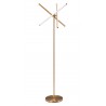 Zuo Modern Garza Floor Lamp Brass - Side View