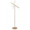 Zuo Modern Garza Floor Lamp Brass - Side angle