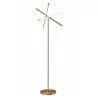 Zuo Modern Garza Floor Lamp Brass - Side angle - Zuo Modern Garza Floor Lamp Brass - Side angle