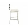 SUNPAN Maiden Counter Stool - White, Sideview - SUNPAN Maiden Counter Stool - White, Sideview
