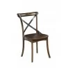 Alpine Furniture Arendal Side Chairs In Burnished Dark Oak - Front Side Angle - Alpine Furniture Arendal Side Chairs In Burnished Dark Oak - Front Side Angle