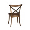 Alpine Furniture Arendal Side Chairs in Burnished Dark Oak - Back Angled