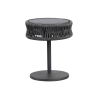 Cane-Line Illusion Table Lamp Small Lava Grey