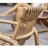 Cane-Line Curve lounge chair OUTDOOR Back View