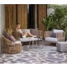 Cane-Line Nest Round Chair outside 