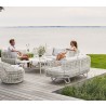 Cane-Line Nest Lounge Chair White Full Set