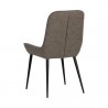 Sunpan Iryne Dining Chair in Bounce Smoke - Set of Two - Back Side Angle