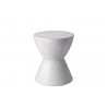 Logan End Table - White - White BG