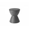 Logan End Table - Anthracite Grey - White BG - Logan End Table - Anthracite Grey - White BG
